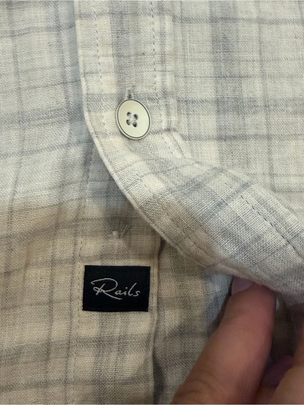 Rails NWOT Men's Owens Button-Down Flannel Shirt 100% Cotton Size Large